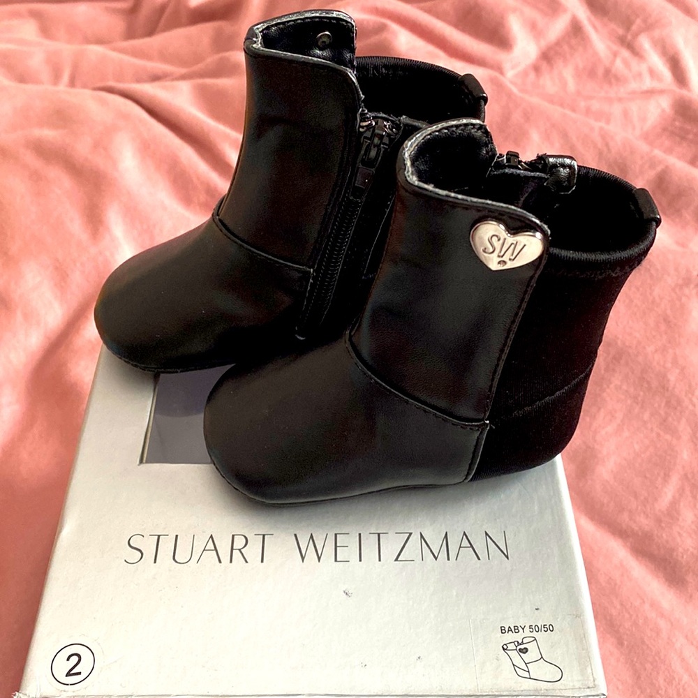 Stuart Weitzman Baby 50/50 booties